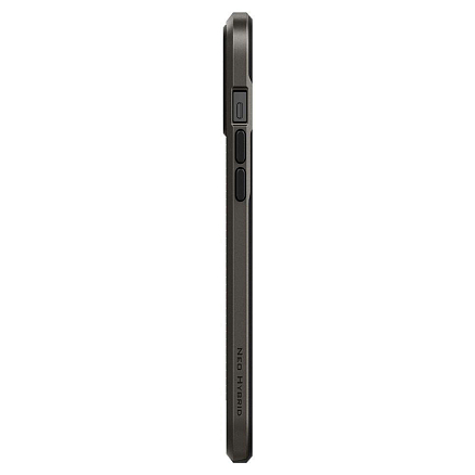 Чехол для iPhone 12 Pro Max гибридный Spigen Neo Hybrid черно-серый