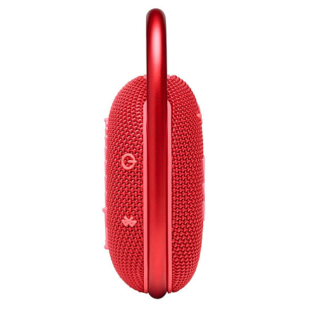Портативная колонка JBL Clip 4 с защитой от воды красная