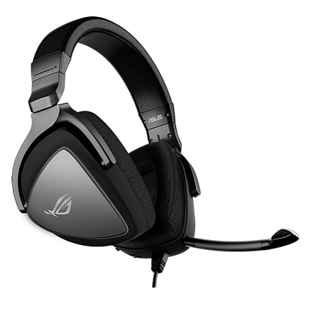 Наушники Asus ROG Delta Core полноразмерные с микрофоном игровые черные