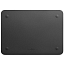 Чехол для Apple MacBook Pro 15 A1707, A1990, A1398, A1286, A1260, A1226, A1211 кожаный футляр WiWU Skin Pro II темно-серый
