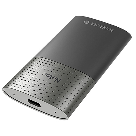 Внешний SSD накопитель Netac Z9 128GB Type-C USB 3.2 Gen2 черно-серебристый