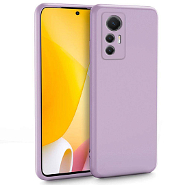 Чехол для Xiaomi 12 Lite силиконовый Tech-Protect Icon сиреневый
