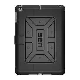 Чехол для iPad 2017 гибридный для экстремальной защиты - книжка Urban Armor Gear UAG Metropolis черный