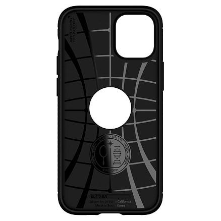 Чехол для iPhone 12 Mini гелевый Spigen Rugged Armor черный