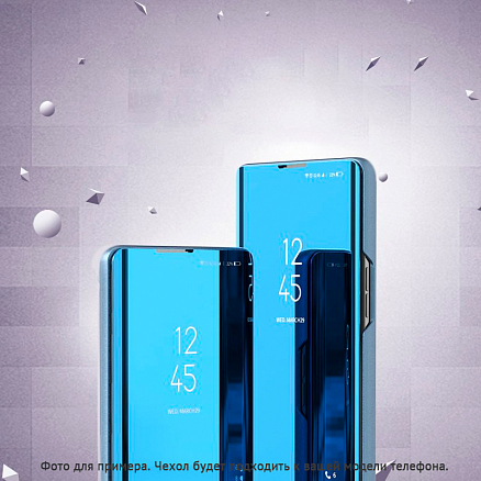 Чехол для Samsung Galaxy A21 книжка Hurtel Clear View синий