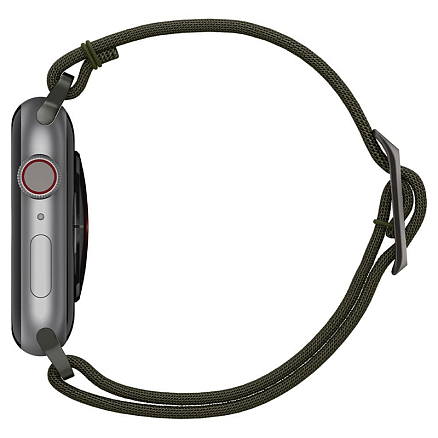 Ремешок-браслет для Apple Watch 38, 40 и 41 мм текстильный Spigen Fit Lite хаки
