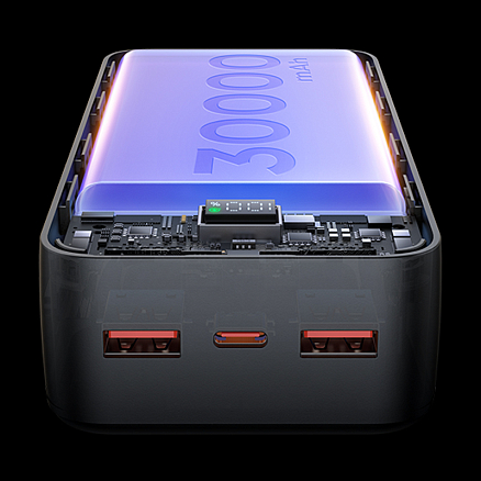 Внешний аккумулятор McDodo MC-4240 30000мАч (USB, Type-C, PD, QC, 22.5Вт) черный