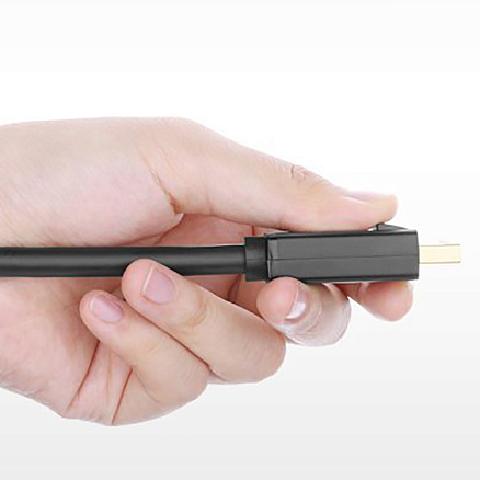 Кабель DisplayPort - HDMI (папа - папа) длина 3 м 4Kx2K Ugreen DP101 черный
