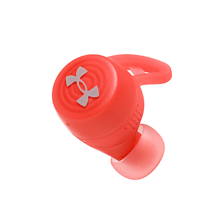 Наушники TWS беспроводные JBL UA Streak вакуумные с микрофоном для спорта красные