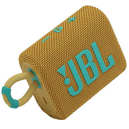 Портативная колонка JBL Go 3 с защитой от воды желтая
