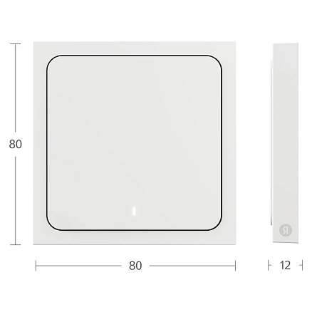 Умный выключатель Яндекс YNDX-00534 1 клавиша белый