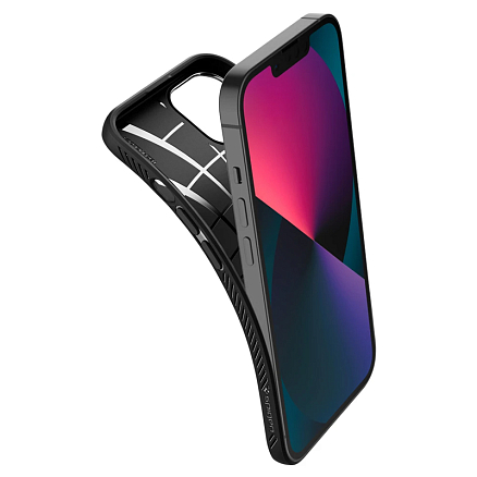 Чехол для iPhone 13 mini гелевый Spigen SGP Liquid Air матовый черный
