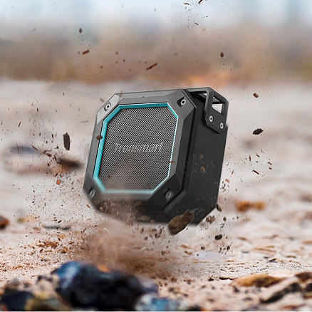 Портативная колонка Tronsmart Groove 2 с защитой от воды, подсветкой и поддержкой MicroSD карт черная