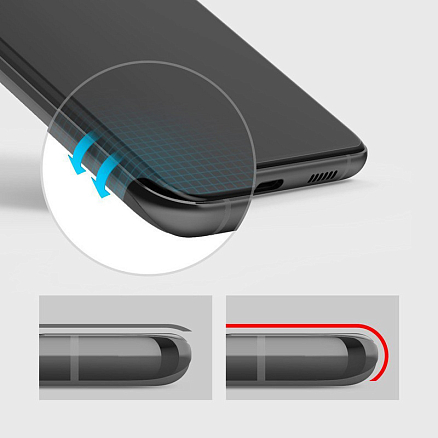 Пленка защитная Samsung Galaxy S20 Ultra на весь экран и торцы Ringke Dual Easy прозрачная 2 шт.