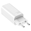 Зарядное устройство сетевое Type-C, USB 65W 5А GaN с кабелем Xiaomi Mi AD652GEU (быстрая зарядка PD) белое