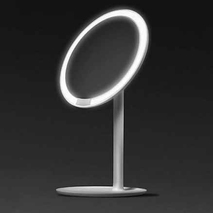 Зеркало для макияжа с подсветкой настольное Xiaomi Amiro Lux High Color AML004S белое