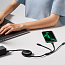 Кабель USB - MicroUSB, Lightning, Type-C для зарядки 1,1 м 3.5А плоский Baseus Bright Mirror черный