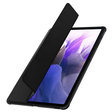 Чехол для Samsung Galaxy Tab S7 FE 5G 12.4 T730, T736B гелевый Spigen Rugged Armor Pro черный