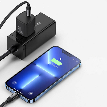 Кабель Type-C - MicroUSB, Lightning, Type-C 1,1 м 3.5A 100W Baseus Bright Mirror черный