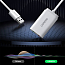 Внешняя звуковая карта USB 2.0 Ugreen US205 белая