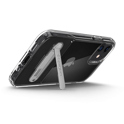 Чехол для iPhone 12 Mini гибридный с подставкой Spigen Slim Armor Essential S прозрачный