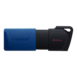Флешка Kingston DataTraveler Exodia M 64GB USB 3.2 Gen 1 черно-синяя
