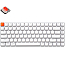 Клавиатура Keychron K3 V2 (Gateron G Pro Red) механическая игровая белая