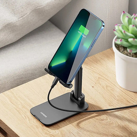 Подставка-держатель для телефона или планшета от 4 до 7,2 дюйма складная Ugreen LP373 черная