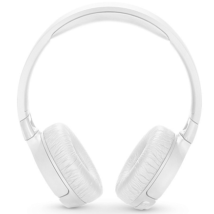 Наушники беспроводные Bluetooth JBL Tune 600NC накладные с микрофоном и шумоподавлением складные белые