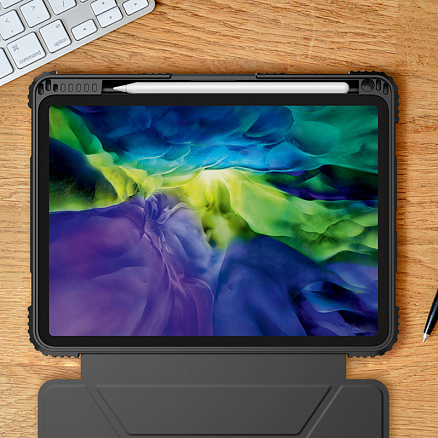 Чехол для iPad Pro 11, Pro 11 2020, Pro 11 2021 гибридный Nillkin Bumper черный