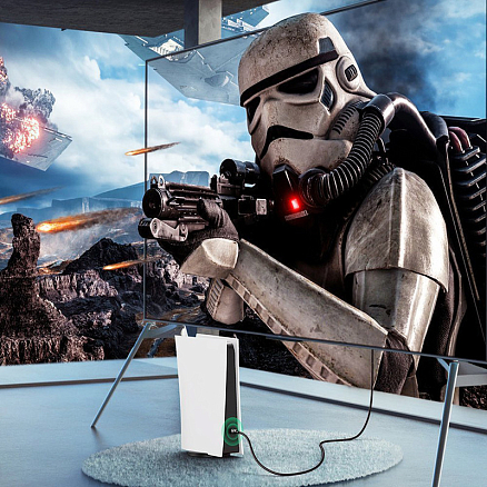 Кабель HDMI - HDMI (папа - папа) длина 1 м версия 2.0 4K 60Hz плетеный Ugreen HD119 черный