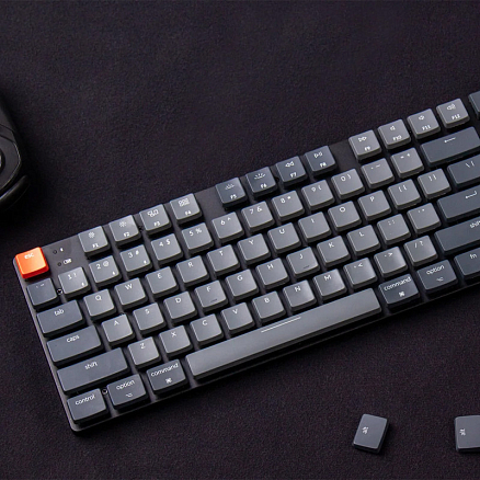 Клавиатура Keychron K5 SE RGB (Keychron Low Profile Optical Red) оптическая с подсветкой игровая черная