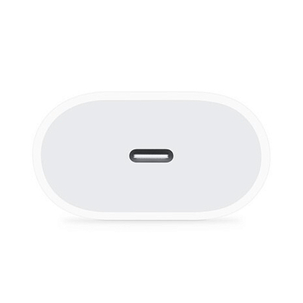 Зарядное устройство сетевое Type-C 20W Apple MHJE3ZMA/A AR оригинальное (быстрая зарядка PD) белое