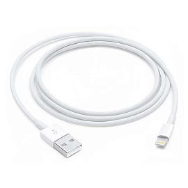 Кабель Apple Lightning to USB 1 м (белый) [MD818ZM/A]