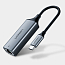 Переходник Type-C - Gigabit Ethernet длина 10 см Ugreen CM199 серый