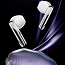 Наушники TWS беспроводные Bluetooth QCY T21 FairyBuds вкладыши с микрофоном серебристые