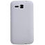 Чехол для Huawei Ascend Y600 пластиковый тонкий Nillkin Super Frosted белый