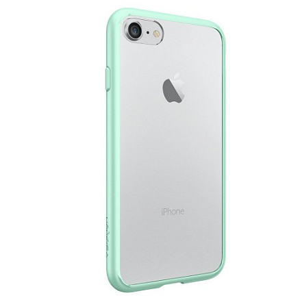 Чехол для iPhone 7, 8 гибридный Spigen SGP Ultra Hybrid прозрачно-мятный
