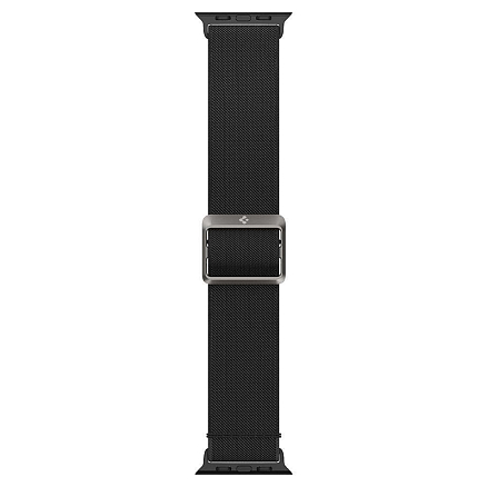 Ремешок-браслет для Apple Watch 42 и 44 мм текстильный Spigen Fit Lite черный