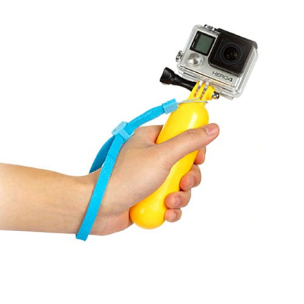 Монопод для экшн-камер GoPro, Sony, SJCAM, Aee Nova-D1183 желтый