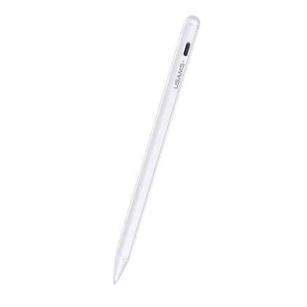 Стилус активный для Apple iPad тонкий 1,2 мм Usams ZB135 белый