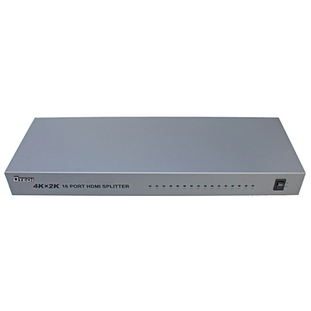 HDMI Splitter (разветвитель) на 16 портов 4Kx2K (1 HDMI вход на 16 HDMI выходов) Dtech DT-7416