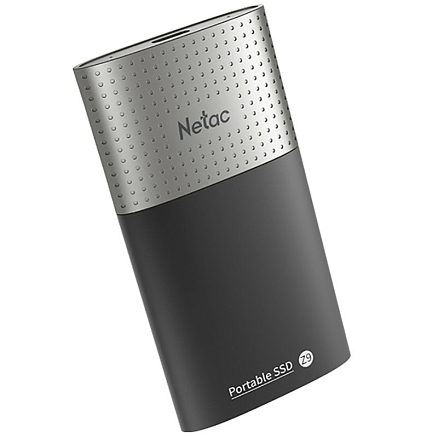 Внешний SSD накопитель Netac Z9 128GB Type-C USB 3.2 Gen2 черно-серебристый
