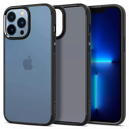 Чехол для iPhone 13 Pro Max гибридный Spigen Ultra Hybrid матовый прозрачно-черный