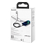 Кабель USB - Lightning для зарядки iPhone 1 м 2.4А Baseus Superior черный