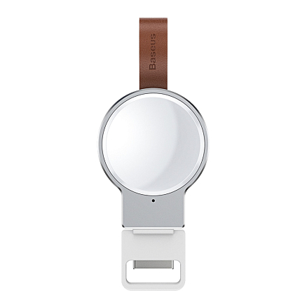 Беспроводная зарядка мини для Apple Watch Baseus Dotter белая