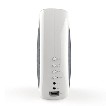 Мультимедийная колонка Nillkin Cozy MC1 с беспроводной зарядкой для телефона белая