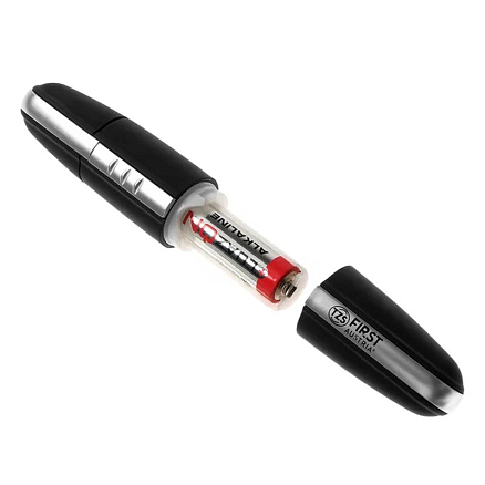 Триммер для бороды, усов, носа и ушей First Austria FA-5680-2-SI черно-серебристый