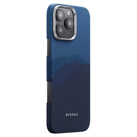 Чехол для телефона Pitaka StarPeak Tactile Woven для iPhone 16 Pro Max (темно-синий)