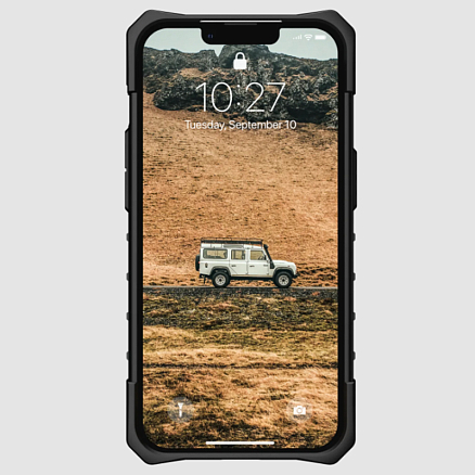 Чехол для iPhone 13 Pro гибридный для экстремальной защиты Urban Armor Gear UAG Pathfinder серый